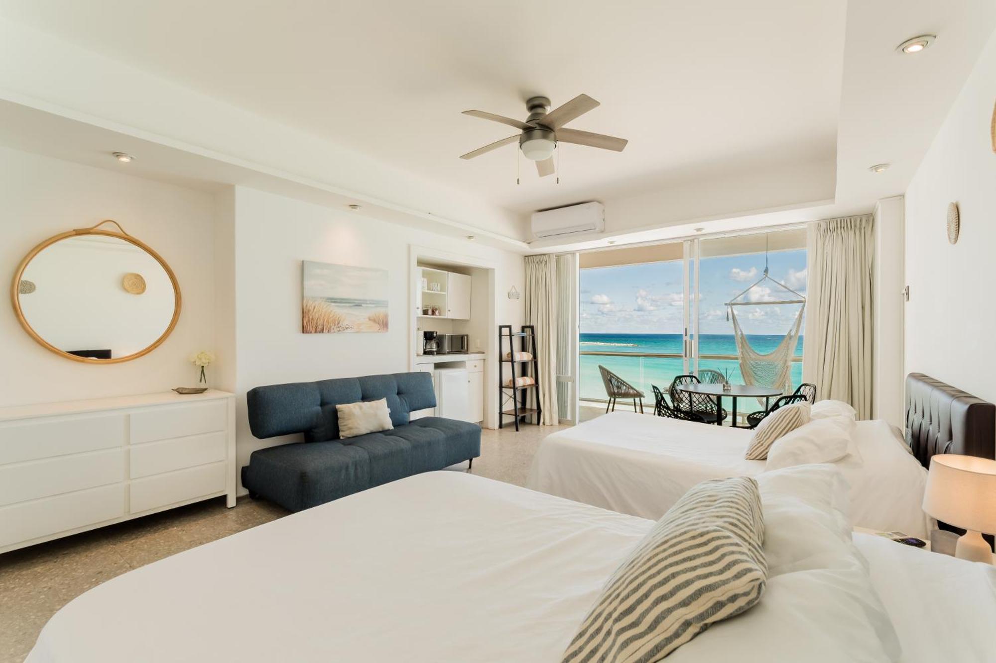 *Turquoise Escape- Beachfront Studio By Casa Paraiso* Cancún Exterior foto